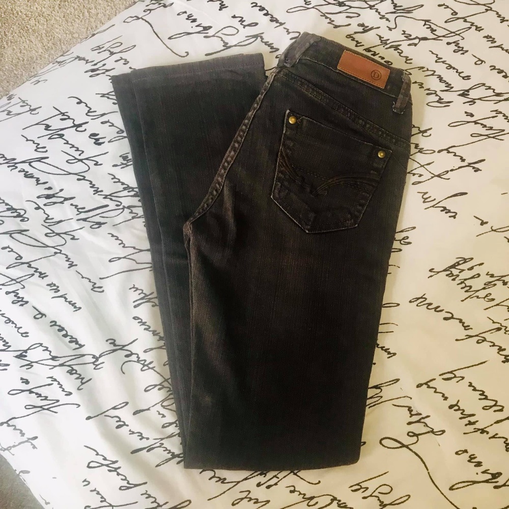 Xanaka Jeans| Med Rise| Size F36| Dark Brown